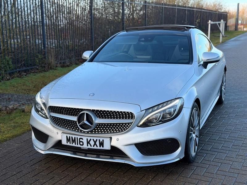Used Mercedes C300 AMG Line Premium 2016 Silver Coupe