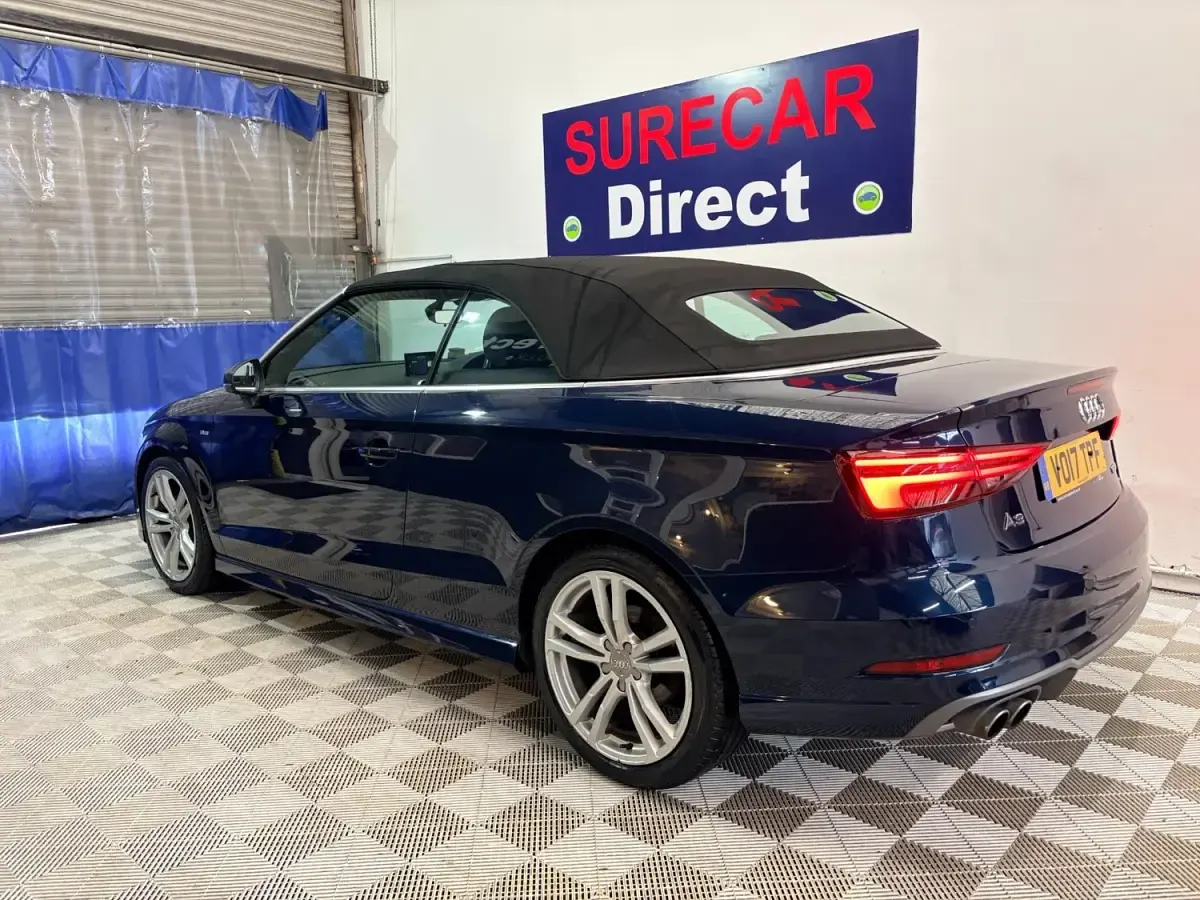 Usado Audi A3 Cabriolet S-Line 2017 Azul Cabrios