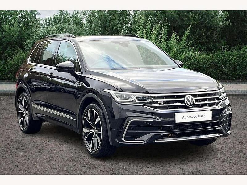 Black Used 2023 VW Tiguan R-line SUV | £28,995 (Fair price) - Image 1/3