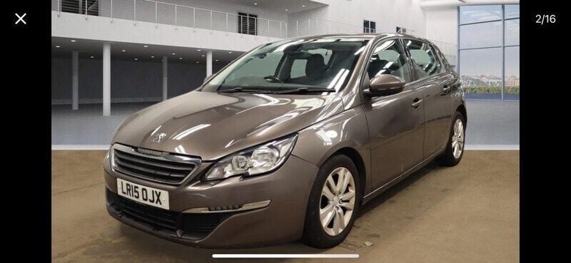 Grey Used 2015 Peugeot 308 Active Hatchback | £3,895 (Good price) - Image 1/4