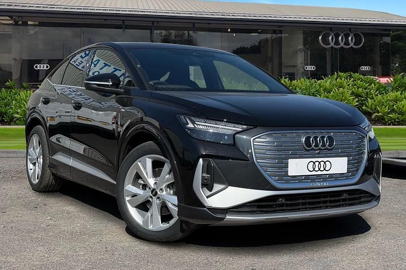 Black New 2025 Audi Q4 Sportback e-tron S-Line SUV | £38,980 (A bit pricey) - Image 1/4