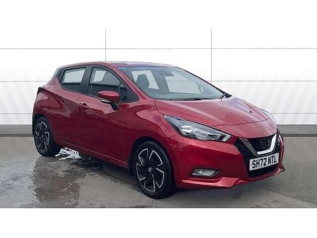 Red Used 2022 Nissan Micra Acenta Hatchback | £12,502 (Fair price) - Image 1/4
