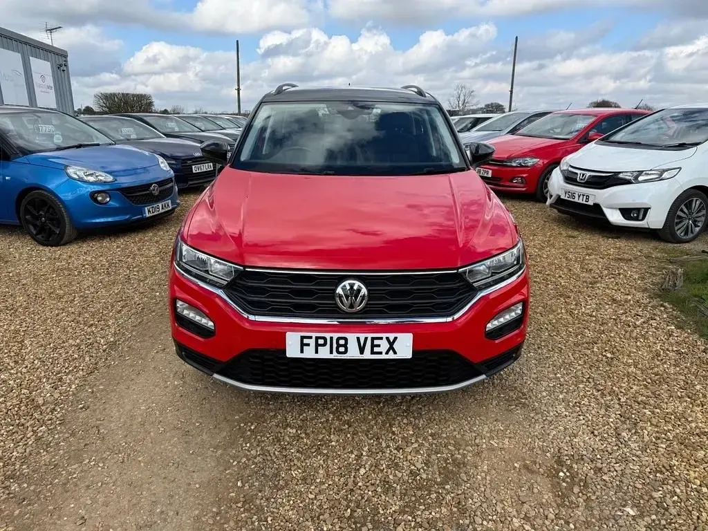 Begagnad VW T-Roc SE 115 HK (84 kW) 2018 Röd SUV
