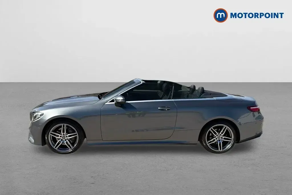 Używany Mercedes E220 AMG line 2021 Szary Kabriolet