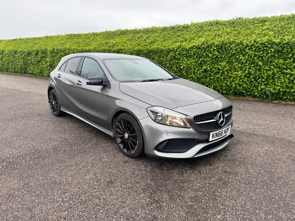 Used Mercedes A200 AMG line 136 HP (100 kW) 2016 Grey Hatchback