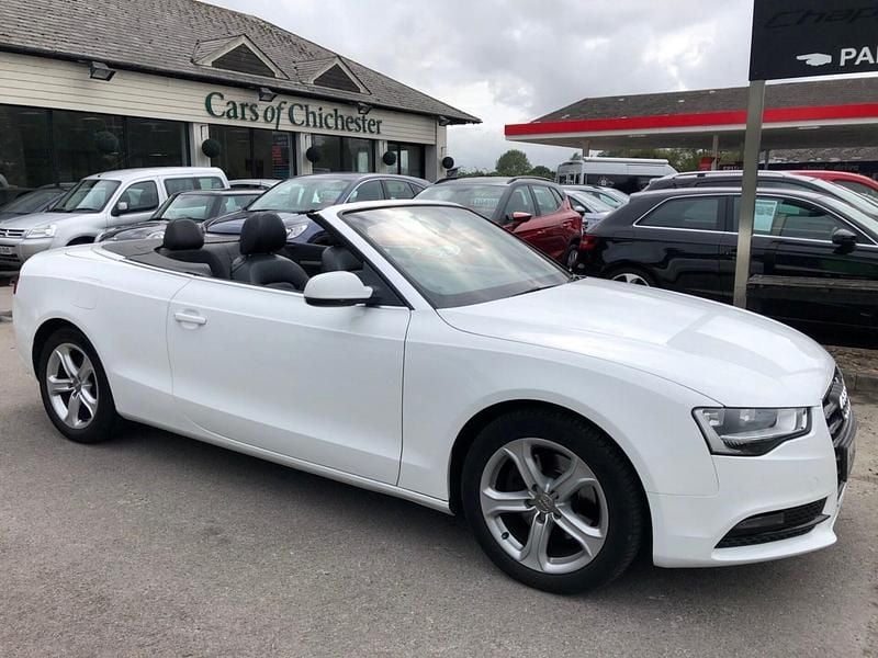 White Used 2013 Audi A5 Cabriolet Cabriolet | £7,995 (Fair price) - Image 1/4