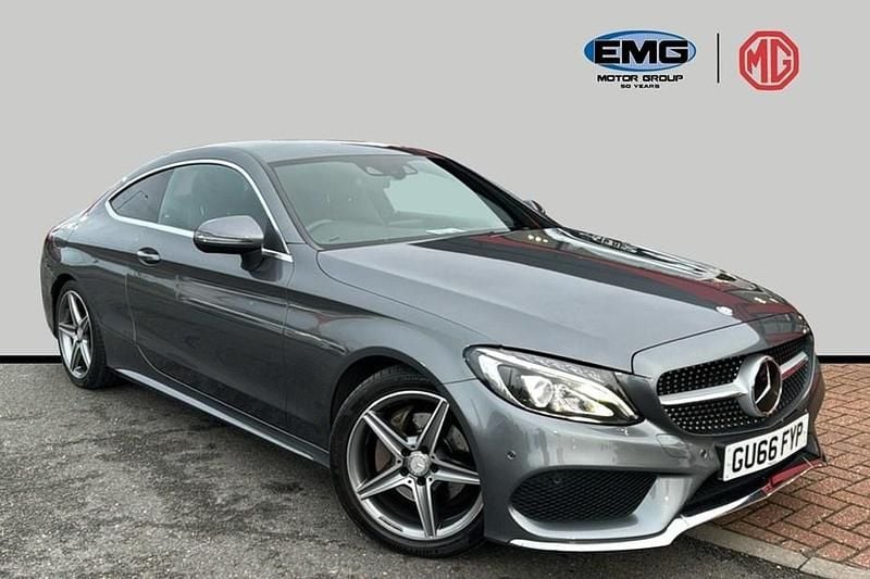 Grey Used 2016 Mercedes C220 AMG line Coupe | £13,999 (Fair price) - Image 1/1
