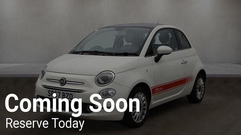 Used Fiat 500 Lounge 69 HP (50 kW) 2017 White Hatchback