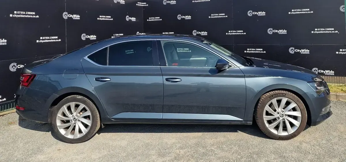 Used Skoda Superb SE L Executive 150 HP (110 kW) 2018 Grey Hatchback