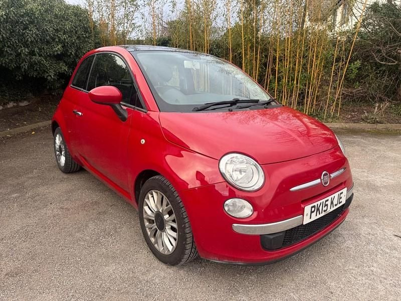 Used Fiat 500 Lounge 69 HP (50 kW) 2015 Red Hatchback