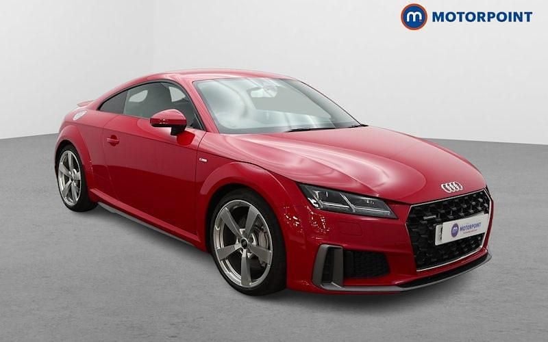 Red Used 2022 Audi TT S-Line Coupe | £28,149 (Fair price) - Image 1/4