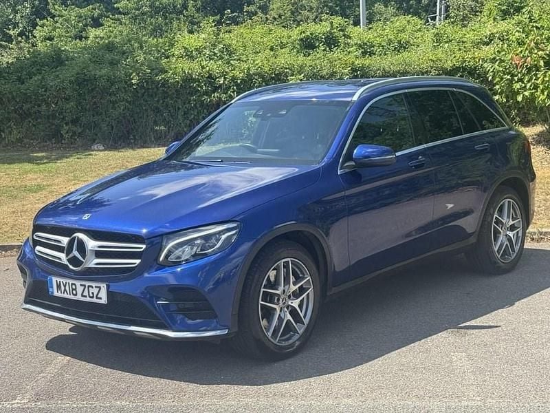 Blue Used 2018 Mercedes GLC220 AMG line SUV | £18,100 (Good price) - Image 1/4
