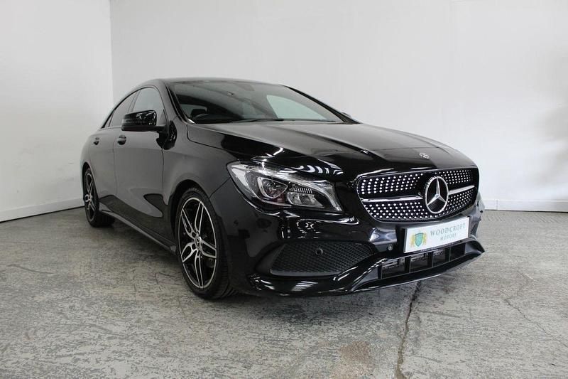 Black Used 2018 Mercedes CLA180 AMG line Sedan | £12,495 (Fair price) - Image 1/3