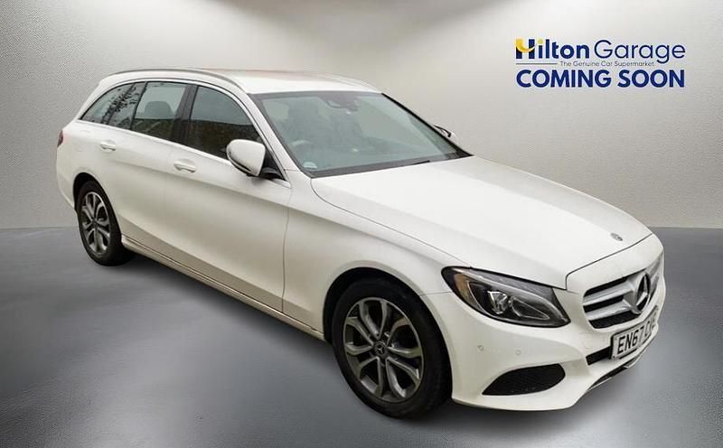 White Used 2018 Mercedes C220 Premium Estate | £14,800 (Good price) - Image 1/1