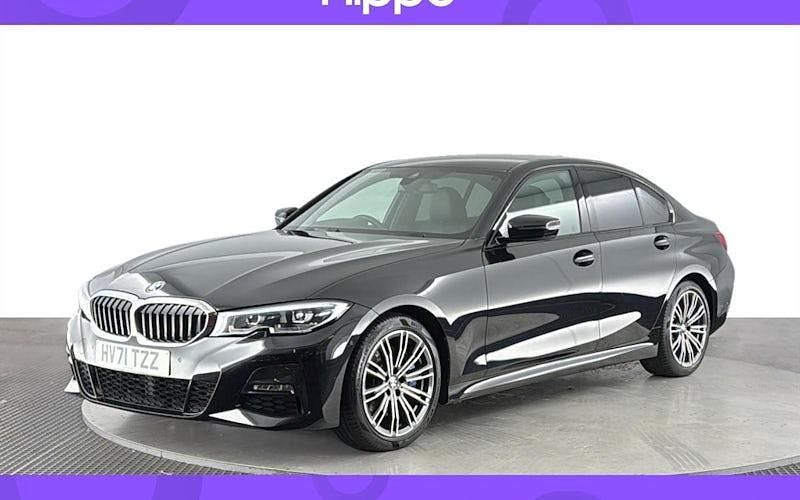 Black Used 2021 BMW 330 M Sport Sedan | £26,420 (Fair price) - Image 1/4
