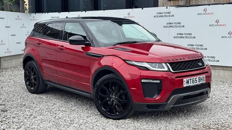 Red Used 2015 Land Rover Range Rover evoque HSE Dynamic Estate | £12,195 (Fair price) - Image 1/4