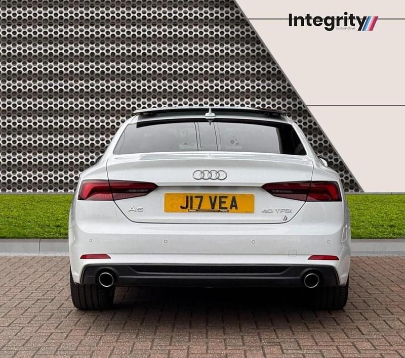 Used Audi A5 S-Line 190 HP (139 kW) 2019 White Coupe