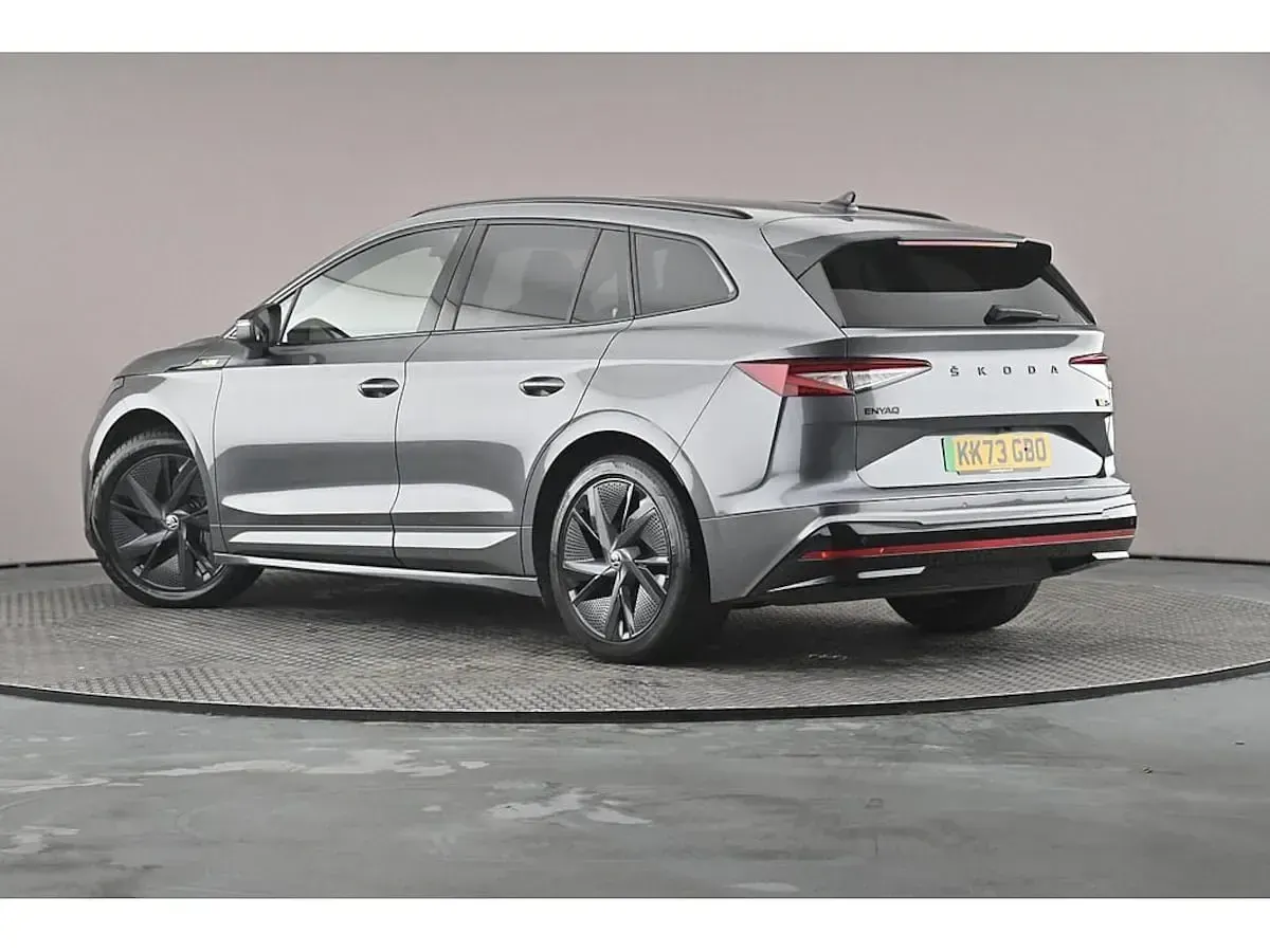 Occasion Skoda Enyaq iV vRS 183 kW (250 ch) 2024 Gris SUV