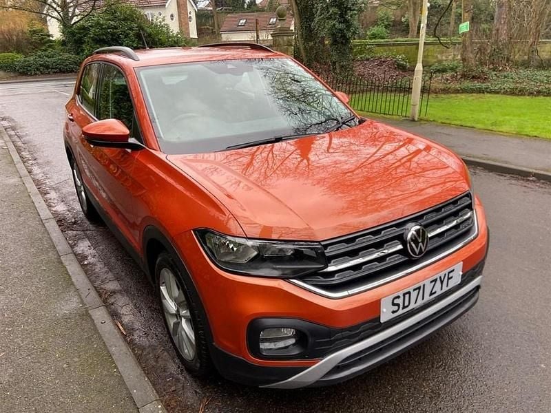 Orange Used 2021 VW T-Cross SE SUV | £14,995 (Fair price) - Image 1/4