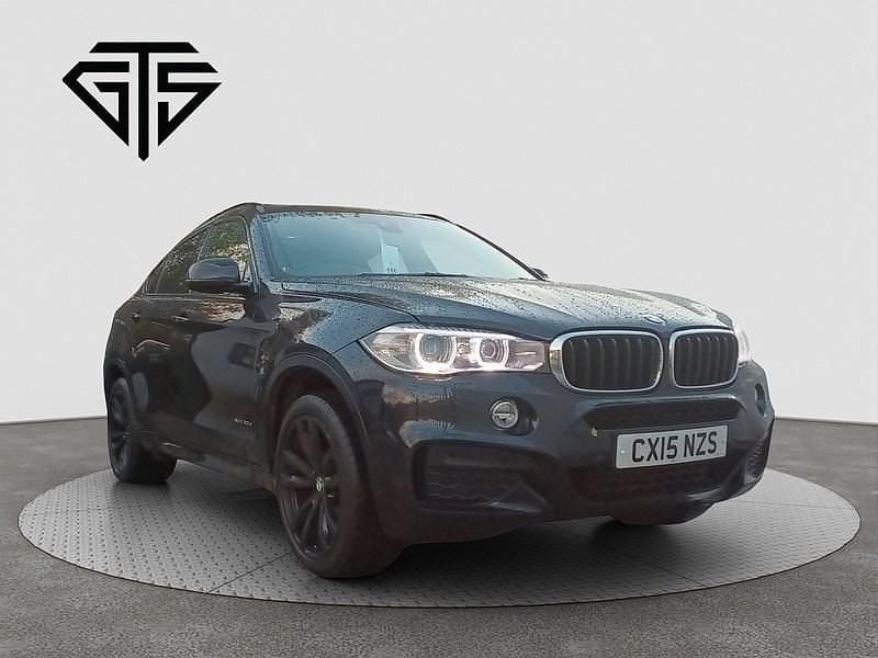 Black Used 2015 BMW X6 M Sport SUV | £18,995 (Good price) - Image 1/4