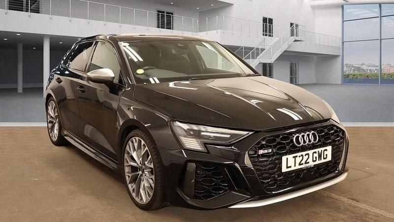 Black Used 2022 Audi RS3 Sport Hatchback | £43,949 (Fair price) - Image 1/4