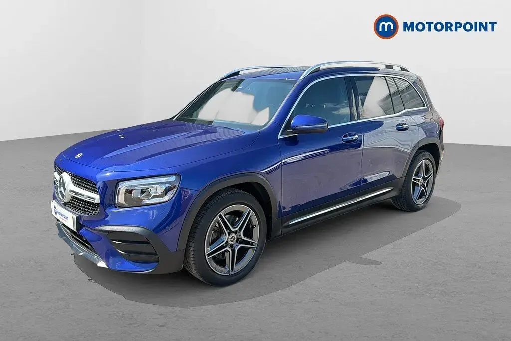 Used Mercedes GLB200 AMG Line Premium 163 HP (119 kW) 2022 Blue SUV