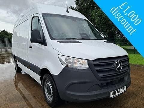White Used 2025 Mercedes Sprinter Van | £36,900 (Expensive) - Image 1/3
