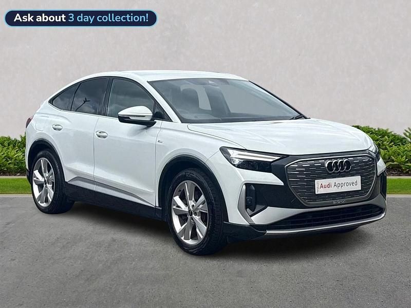Used Audi Q4 e-tron S-Line 150 kW (204 HP) 2023 White SUV