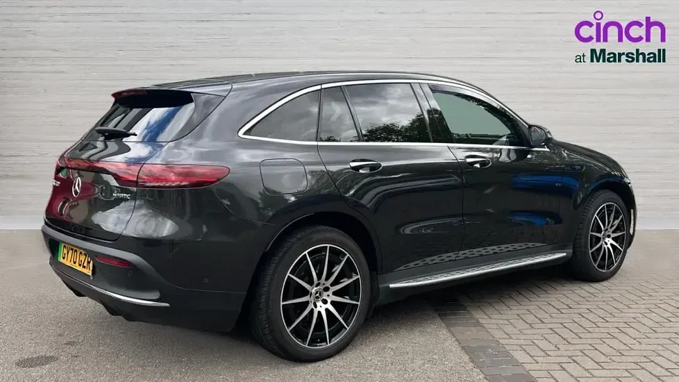 Usado Mercedes EQC400 AMG line 300 kW (408 HP) 2020 Cinzento SUV