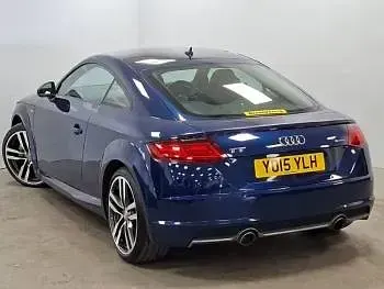 Used Audi TT S-Line 230 HP (169 kW) 2015 Blue Coupe