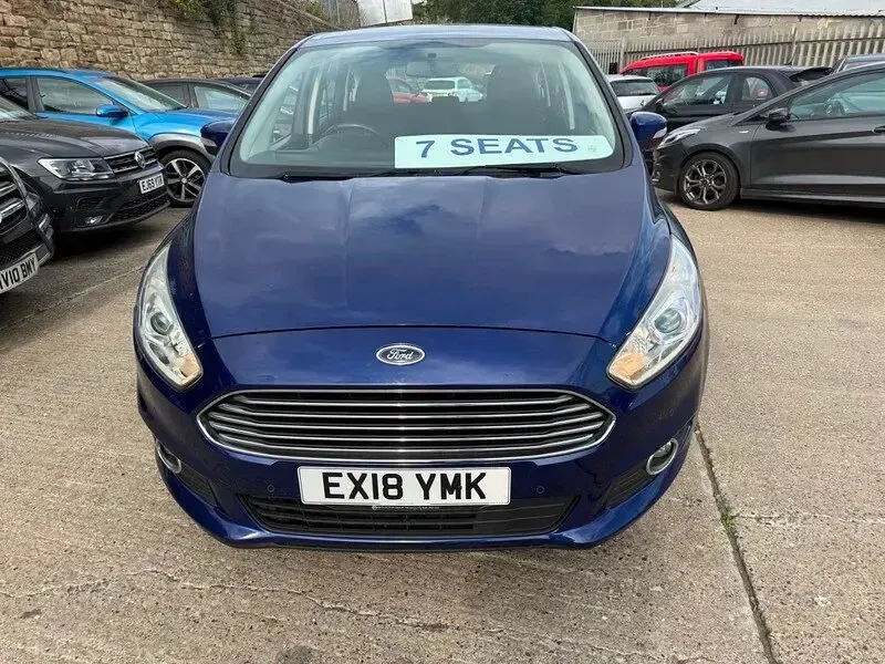 Used Ford S-MAX Zetec 160 HP (117 kW) 2018 Blue MPV