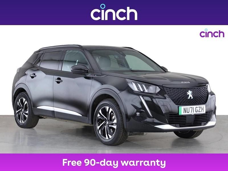 Black Used 2021 Peugeot e-2008 GTi SUV | £13,489 (Fair price) - Image 1/3