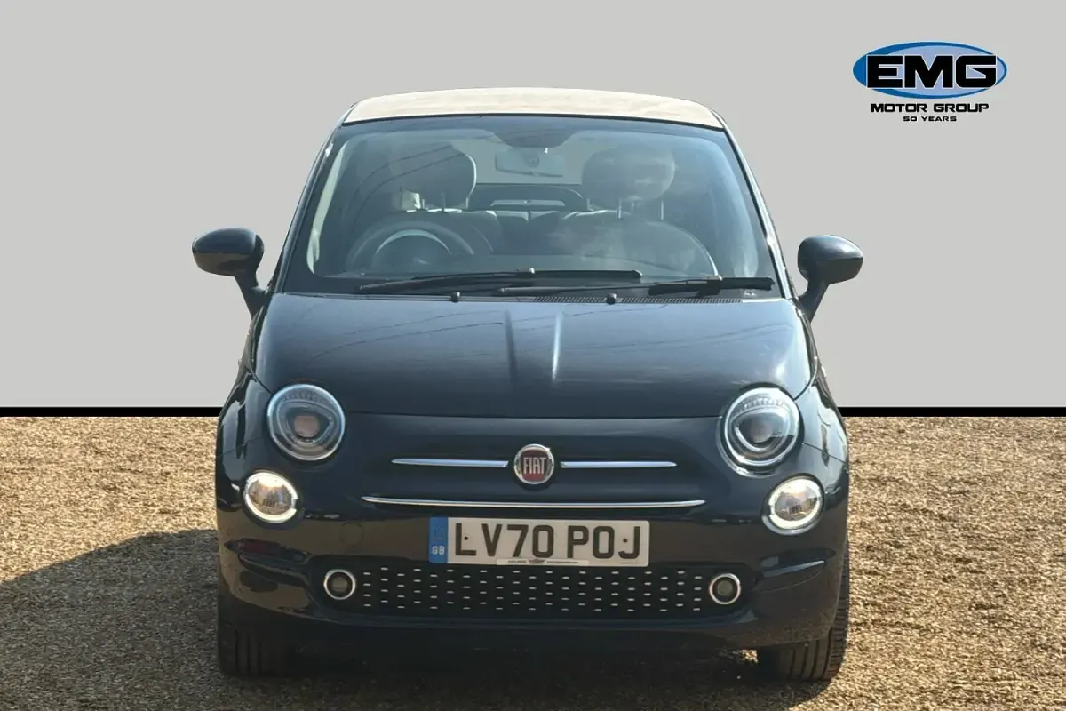 Used Fiat 500C Lounge 69 HP (50 kW) 2020 Black Cabriolet