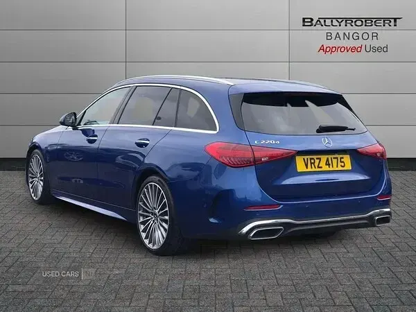 Used Mercedes C220 AMG Line Premium 2022 Blue Estate