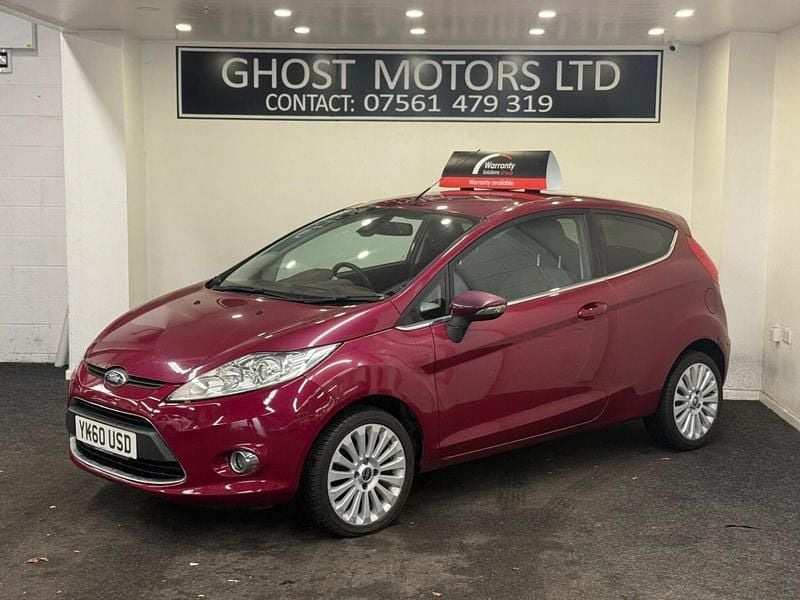 Red Used 2010 Ford Fiesta Titanium Hatchback | £1,995 (Good price) - Image 1/4