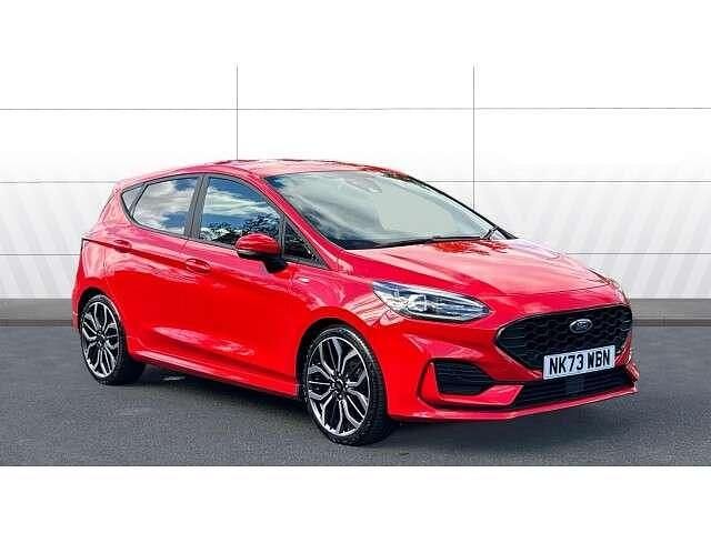 Red Used 2023 Ford Fiesta ST-Line X Hatchback | £15,047 (Fair price) - Image 1/4