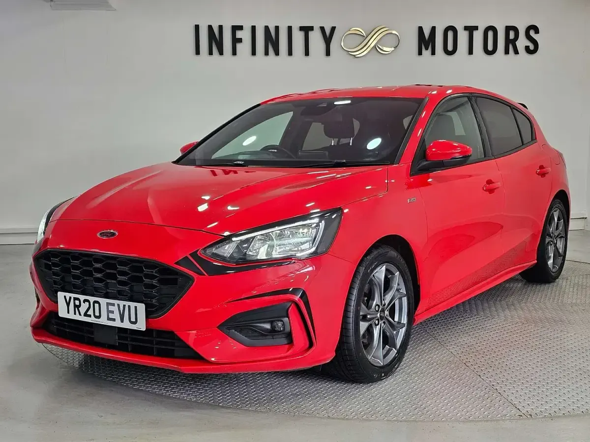 Used Ford Focus ST-Line 125 HP (91 kW) 2020 Red Hatchback