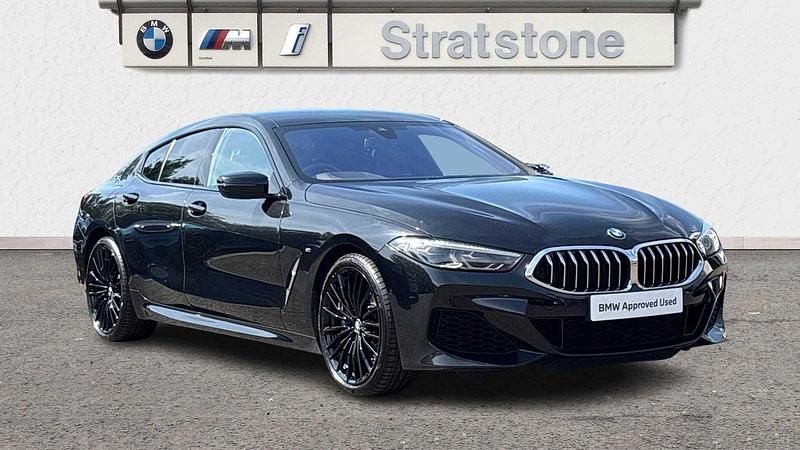 Black sapphire Used 2021 BMW 840 Comfort Edition Coupe | £26,950 (Super price) - Image 1/3