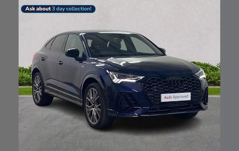 Blue Used 2024 Audi Q3 Black Edition SUV | £33,774 (Good price) - Image 1/4