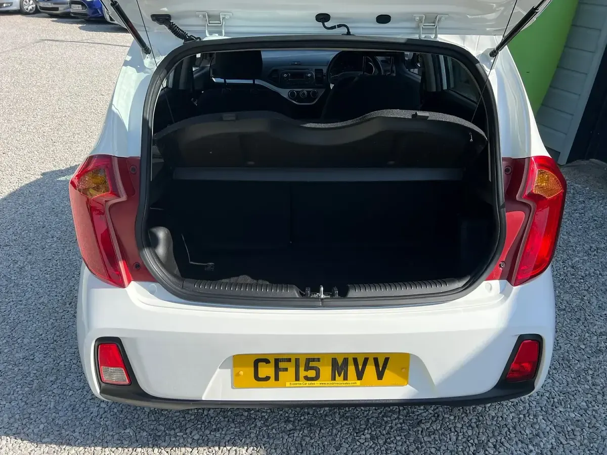 Used Kia Picanto 84 HP (61 kW) 2015 White Hatchback