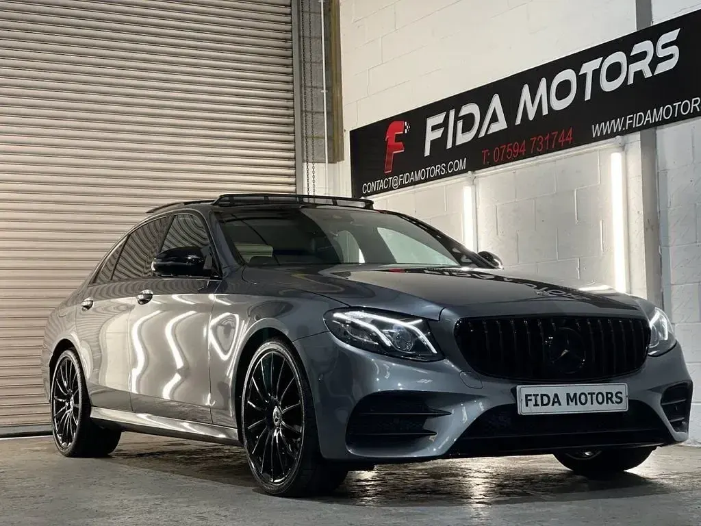 Used Mercedes E220 AMG line 2019 Grey Sedan