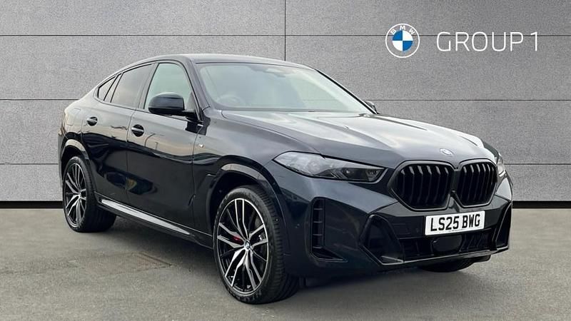 Black Used 2025 BMW X6 M Sport SUV | £65,875 (Expensive) - Image 1/4