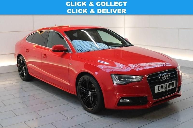 Red Used 2012 Audi A5 Sportback S-Line Hatchback | £7,900 (Fair price) - Image 1/3