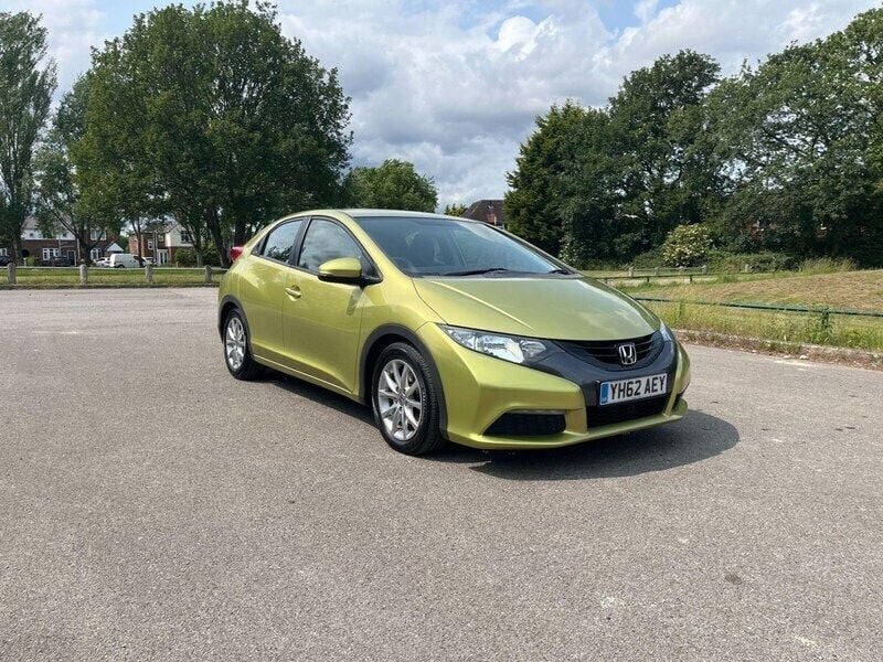 Yellow Used 2012 Honda Civic SE Hatchback | £3,495 (Fair price) - Image 1/4