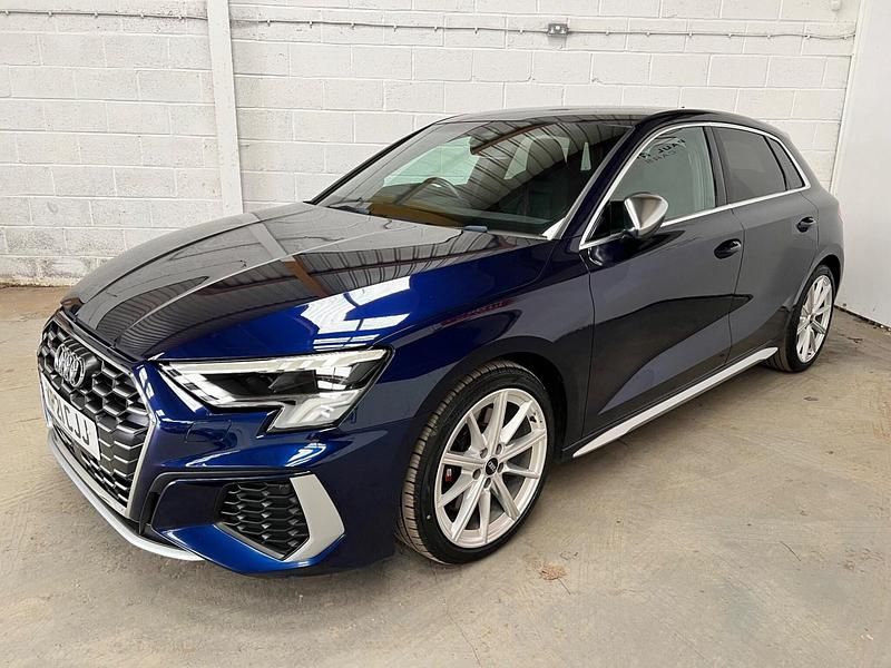 Used Audi S3 Sportback Comfort 310 HP (228 kW) 2021 Blue Hatchback