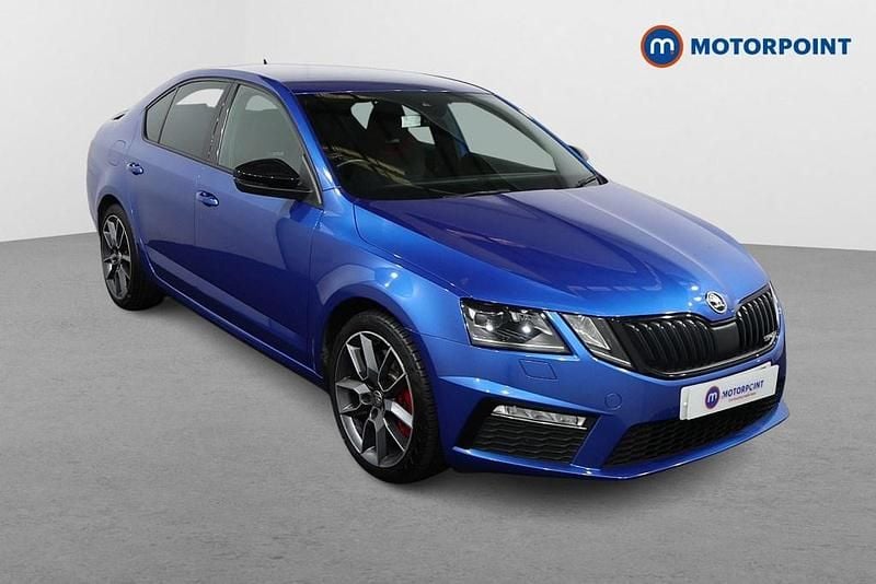 Used Skoda Octavia vRS 190 HP (139 kW) 2020 Blue Hatchback
