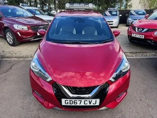 Used Nissan Micra Tekna 90 HP (66 kW) 2018 Red Hatchback