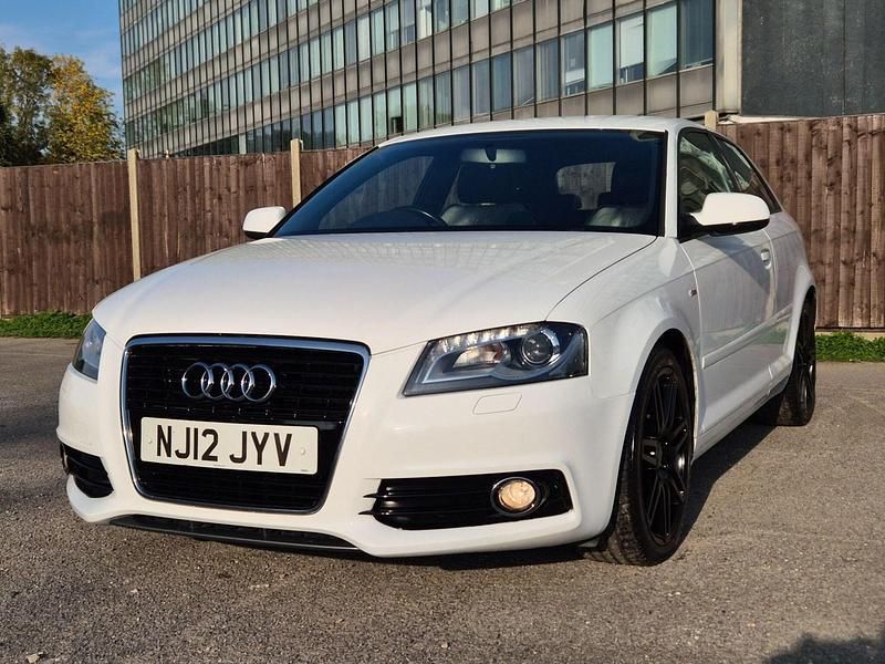 White Used 2012 Audi A3 S-Line Hatchback | £4,690 (Fair price) - Image 1/4