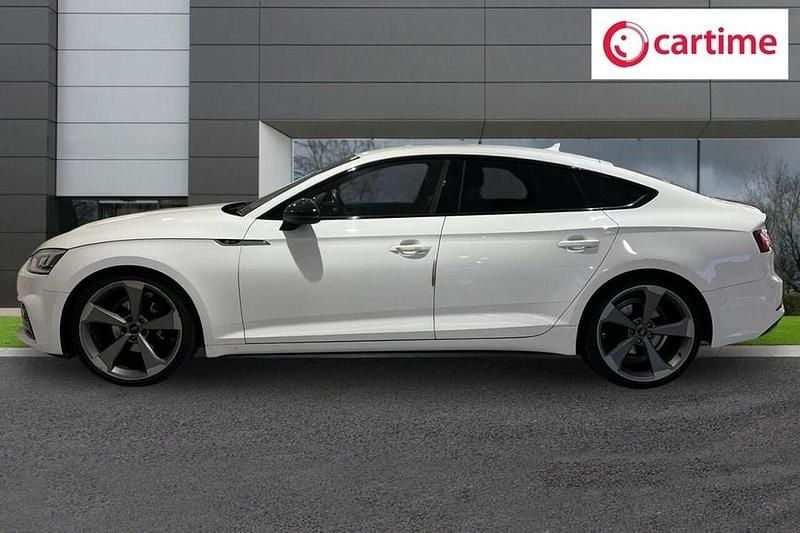 Used Audi A5 Sportback Black Edition 245 HP (180 kW) 2020 White Hatchback