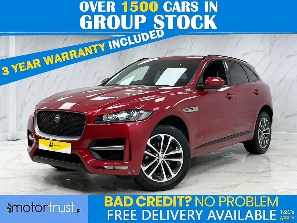 Second-hand Jaguar F-Pace R-Sport 180 CP (132 kW) 2019 Roșu SUV